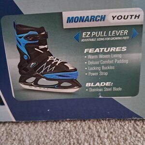 Lake Placid Youth Skates Ice Hockey Adjustable 6 7 8 9